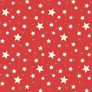 Christmas Stars Red