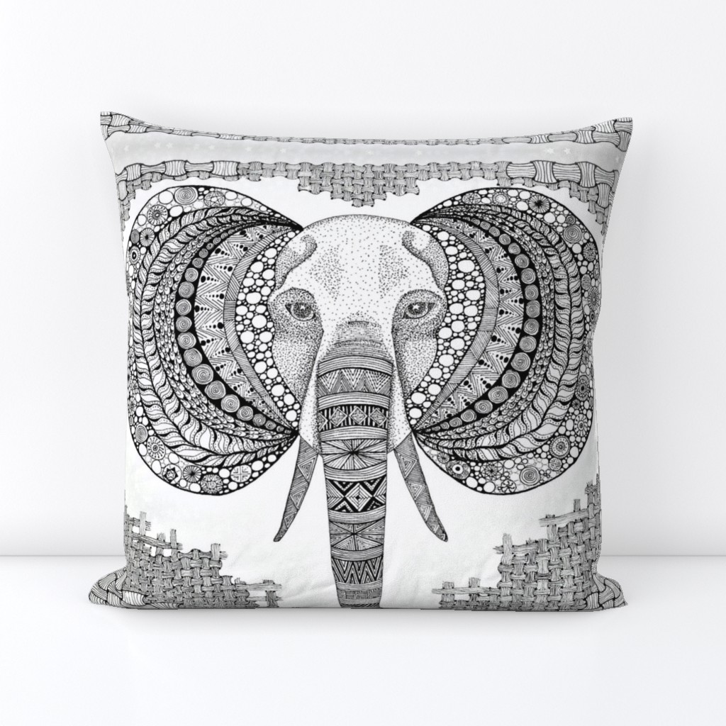 Elephant zen B/W