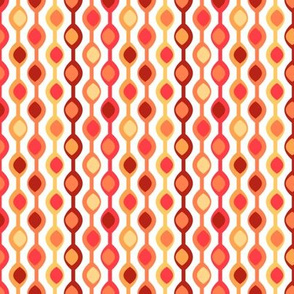 Retro Beads in Yellow and Orange