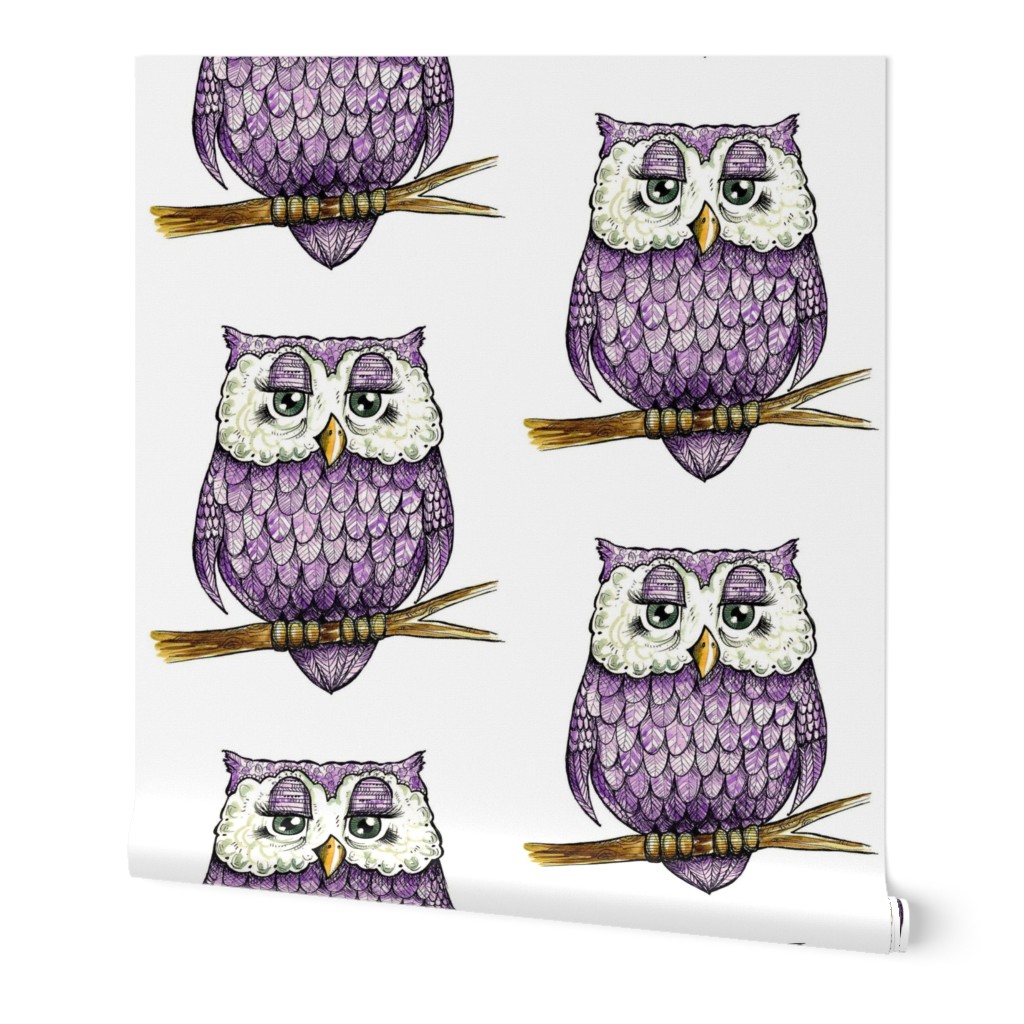 Smaller Purple Owl