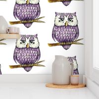 Smaller Purple Owl