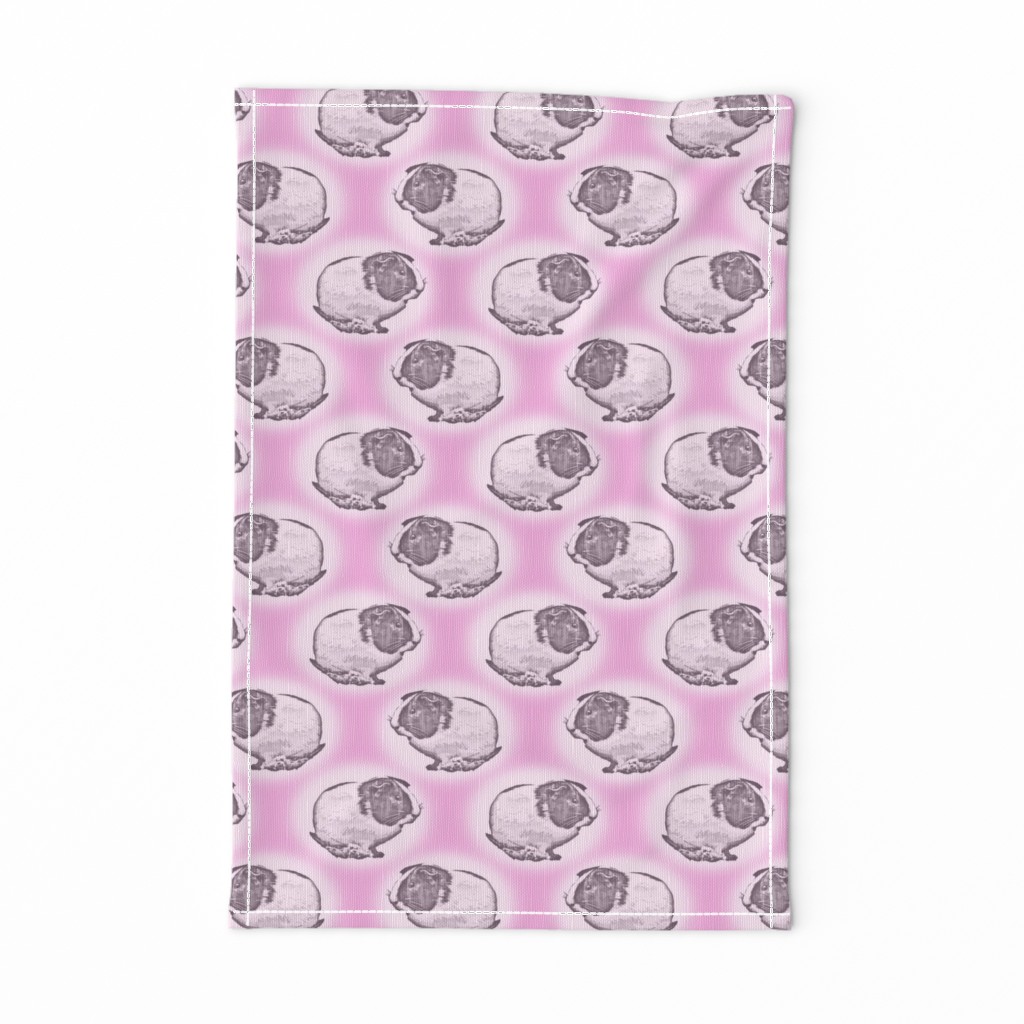 guinea pig dots - pink