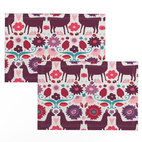 Llama BrightFolk Pink&Plum