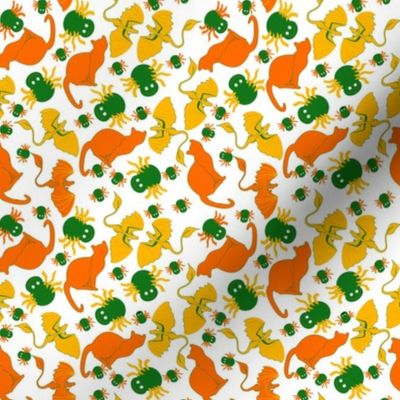candy corn cats and spiders small