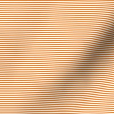 Tiny Stripes Bright Orange