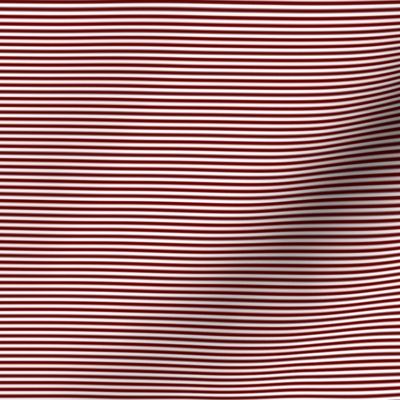 Tiny Stripes Burgandy