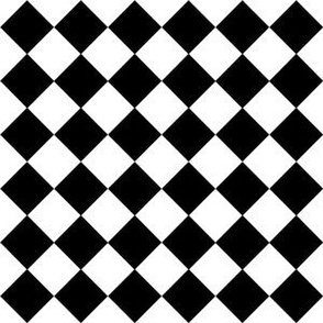 black and white harlequin