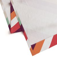Retro Modern Diagonal Stripes by Friztin