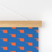 Oklahoma Tiled - Blue orange