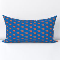 Oklahoma Tiled - Blue orange