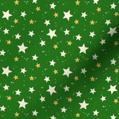 Christmas Stars Green