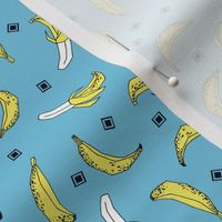 Bananas - Soft Blue by Andrea Lauren 