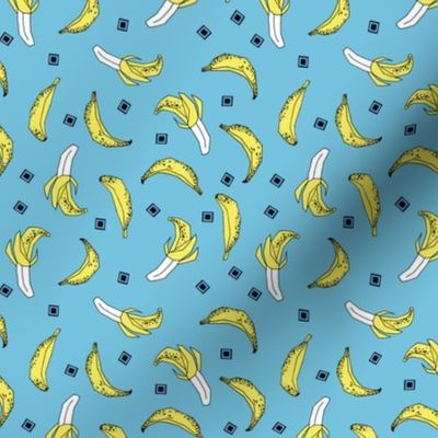 Bananas - Soft Blue by Andrea Lauren 