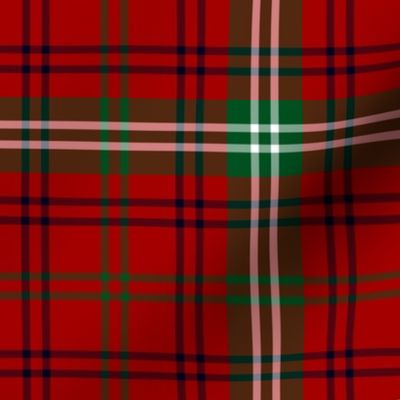 Morrison tartan ancient (double green lines) c.1747, 6"