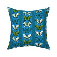 Butterflies - Flying Stripes (Blue)