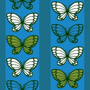 Butterflies - Flying Stripes (Blue)