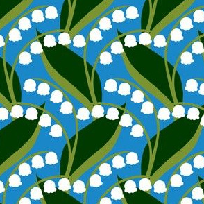 Butterflies - Lily-of-the-Valley (Blue)