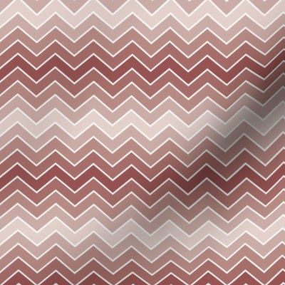 ombre marsala zigzag