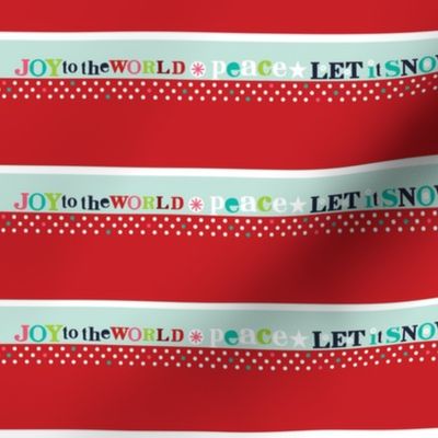 Texty Christmas Quilt Binding 2.25"