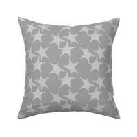 cross stitch stars on grey