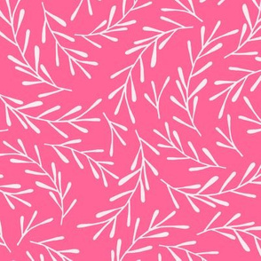 Hot Pink Sprigs - reverse