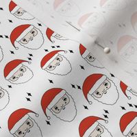 santa // christmas father christmas holiday xmas cute santa claus fabric cute kids fabric