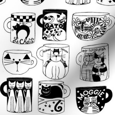 Cat Coffee Cups
