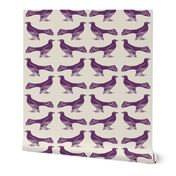 grackle pattern in purple