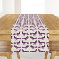 grackle pattern in purple