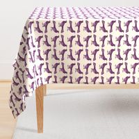 grackle pattern in purple