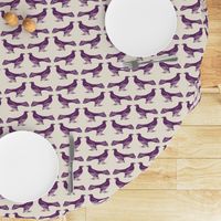 grackle pattern in purple