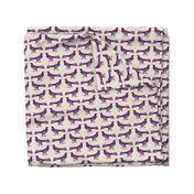 grackle pattern in purple