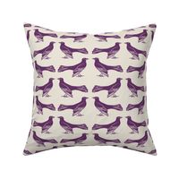 grackle pattern in purple