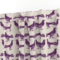 grackle pattern in purple