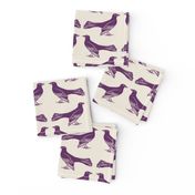 grackle pattern in purple