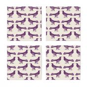 grackle pattern in purple