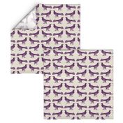 grackle pattern in purple