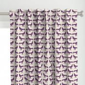 grackle pattern in purple