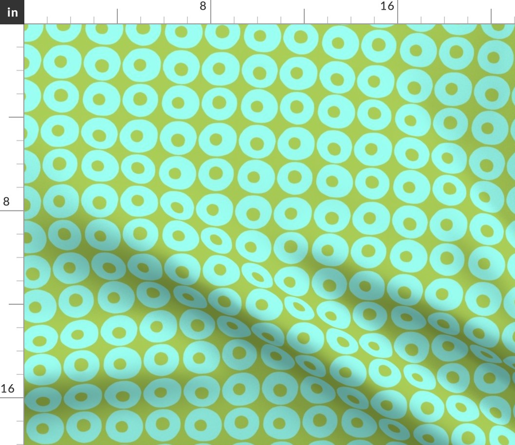 circle dots-spring flowers colorway