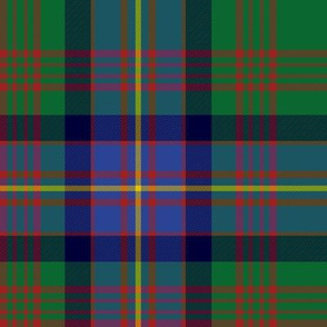 Cochrane tartan, 8" green and blue