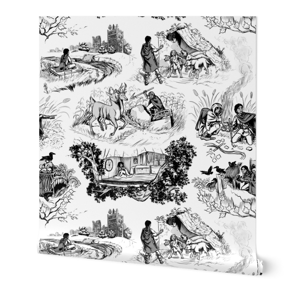 Post Apocalyptic Toile - a War Torn Land