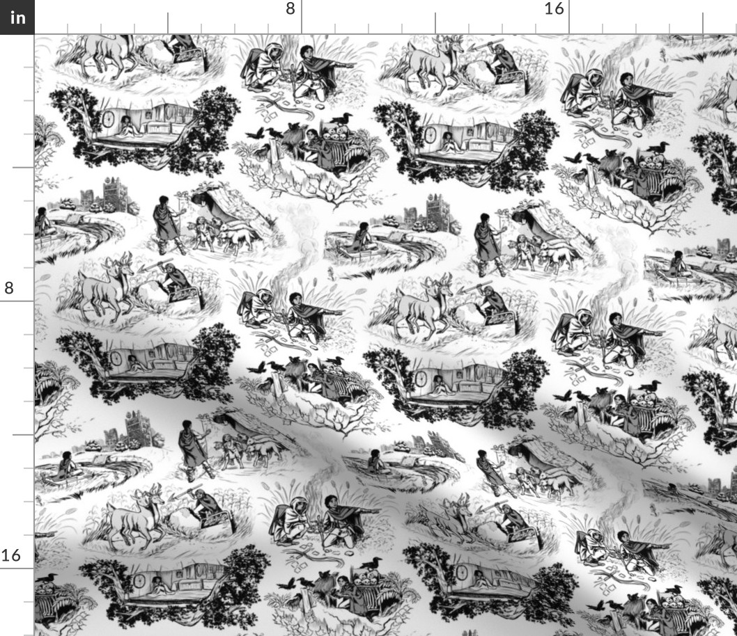 Post Apocalyptic Toile - a War Torn Land