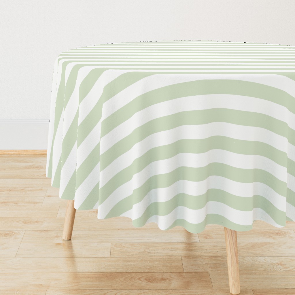 Bold Stripe in basil