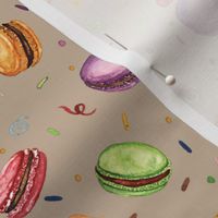 Watercolor Macaron's party Cream- Soraya Pamplona