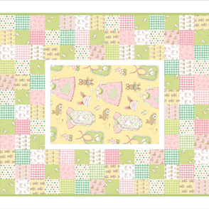 Cheater Quilt - Bunnies for Babies