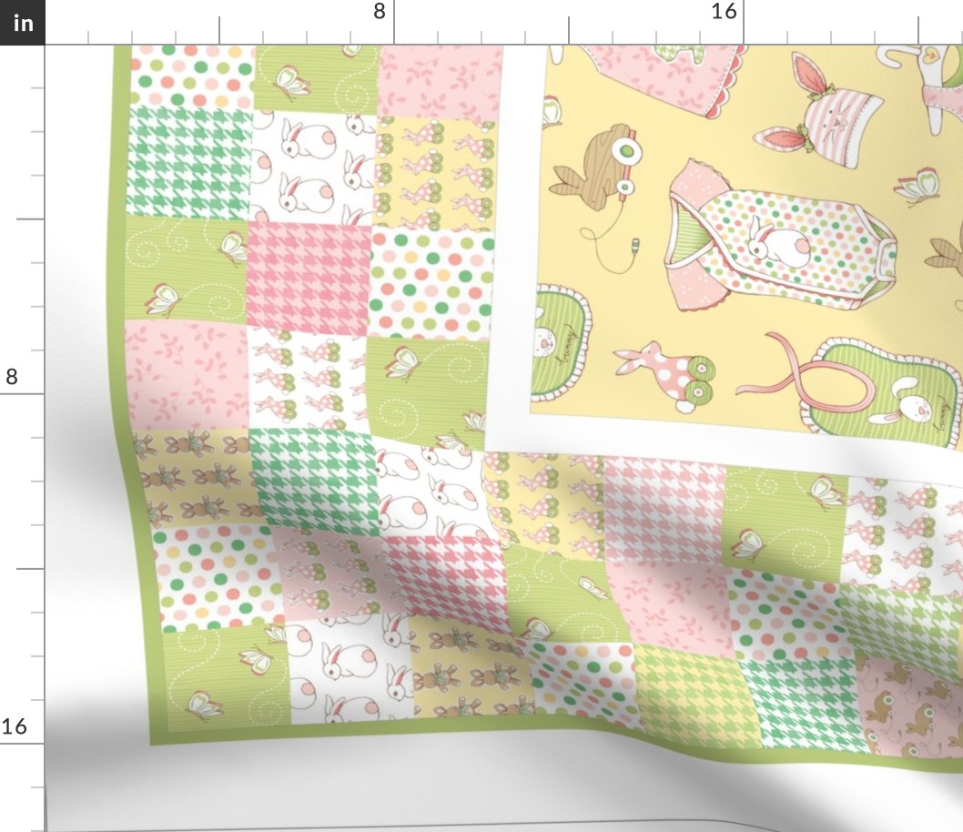 Cheater Quilt - Bunnies for Babies