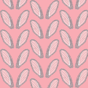 Bunny ears on Pink