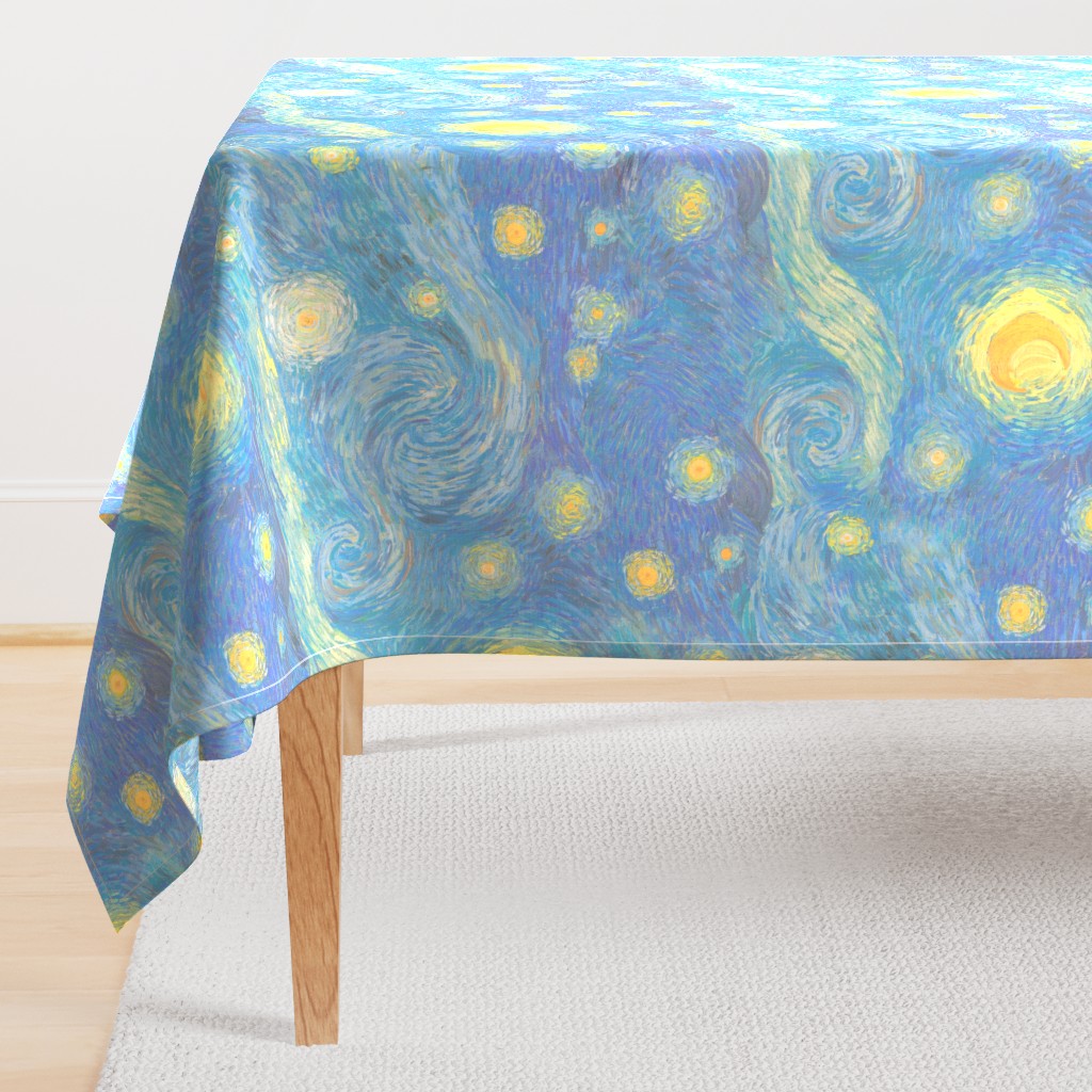 starry misty night  (24" repeat)