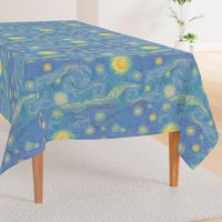 starry misty night  (24" repeat)