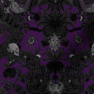 this is halloween! haunted house damask ~ Nightmare